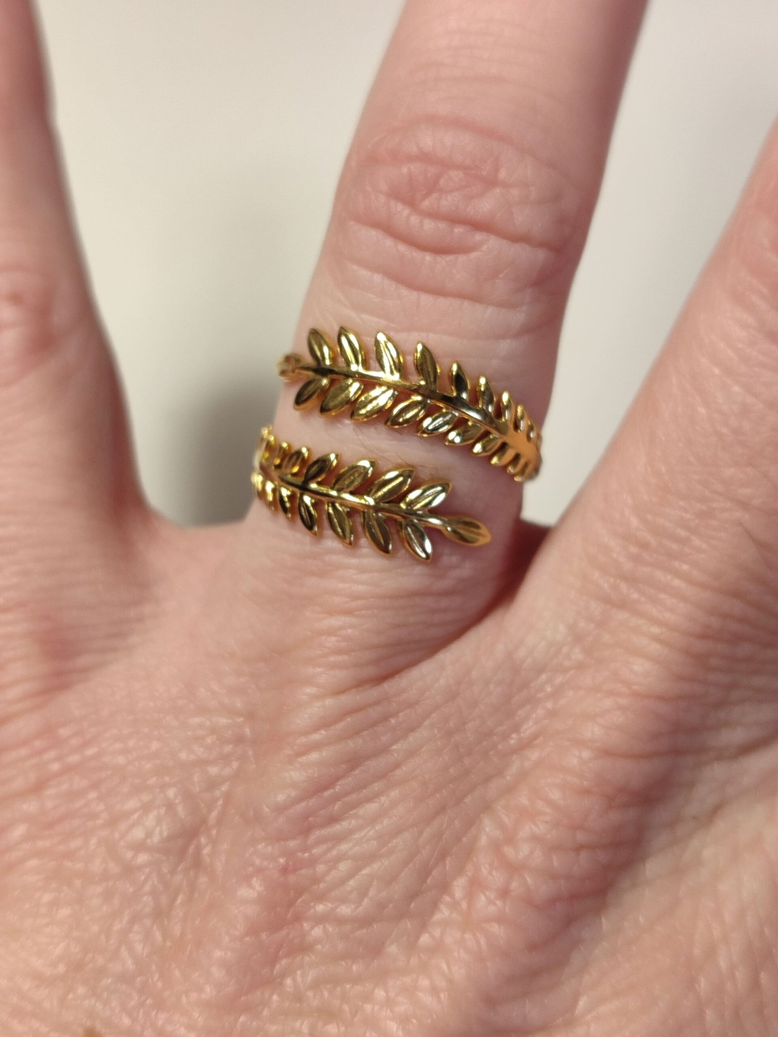 Anillo ajustable de acero inoxidable.