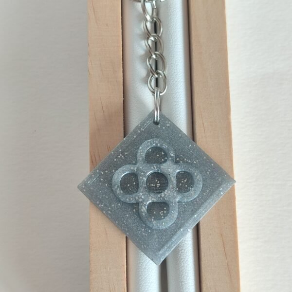 Llavero con un PANOT DE BARCELONA hecho artesanalmente en resina epoxi